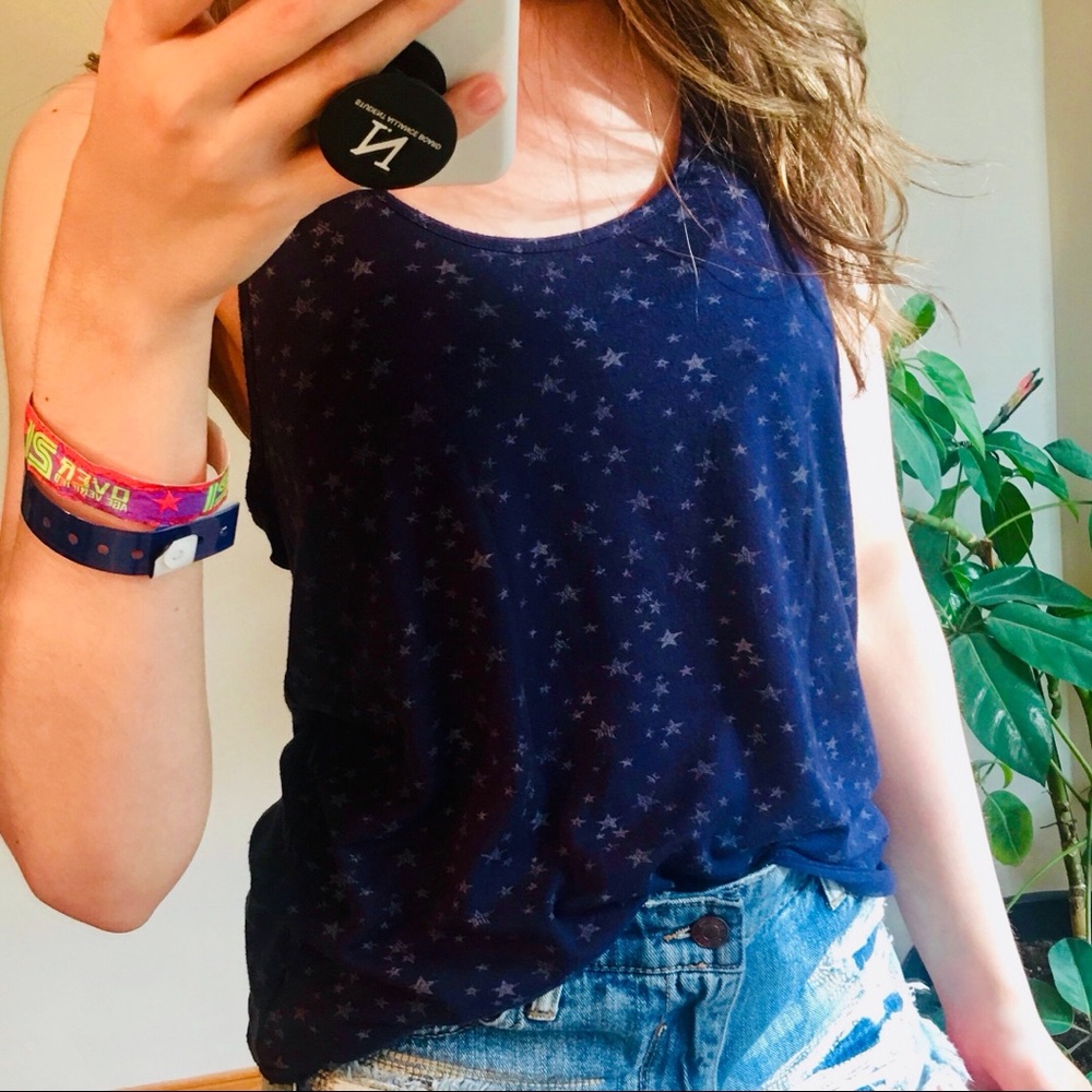 🌃 Fading Stars Ruffled Racerback - Picture 2 of 6